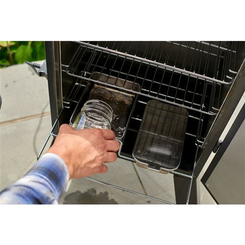 Cuisinart Grill - 30" Vertical Electric Smoker, 1500 Watt, 548 Sq In of Cooking Space - Black-United Backyard