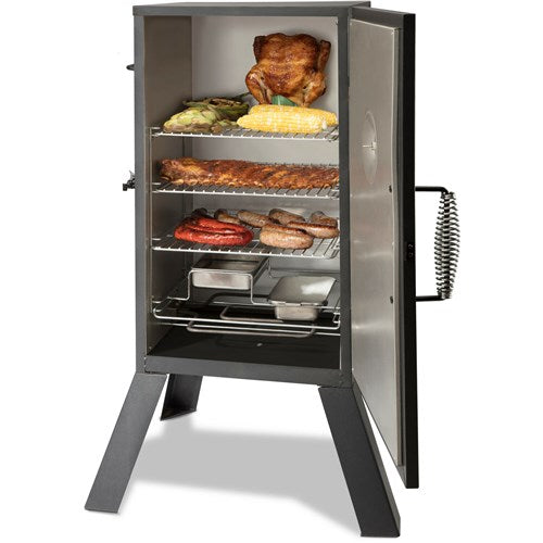 Cuisinart Grill - 30" Vertical Electric Smoker, 1500 Watt, 548 Sq In of Cooking Space - Black-United Backyard