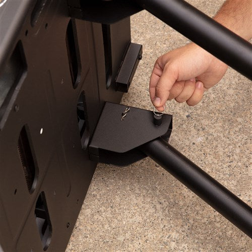 Cuisinart Grill - 36" 4 Burner Gas Griddle, 760 sq inches, Removeable Side Tables - Black-United Backyard