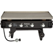 Cuisinart Grill - 36" 4 Burner Gas Griddle, 760 sq inches, Removeable Side Tables - Black-United Backyard