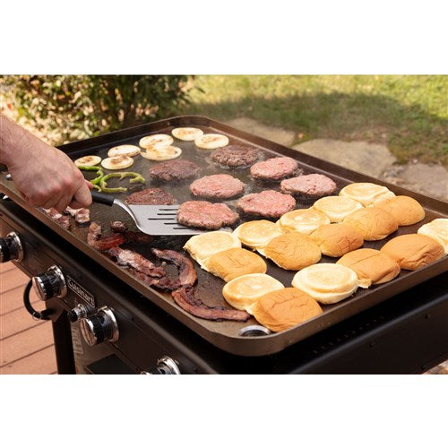 Cuisinart Grill - 36" 4 Burner Gas Griddle, 760 sq inches, Removeable Side Tables - Black-United Backyard