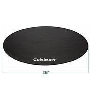 Cuisinart Grill - 36" Silicone-Coated Round Mat, Heat Resistant, Waterproof - Silicone-United Backyard