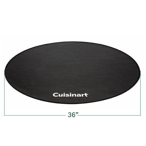 Cuisinart Grill - 36" Silicone-Coated Round Mat, Heat Resistant, Waterproof - Silicone-United Backyard