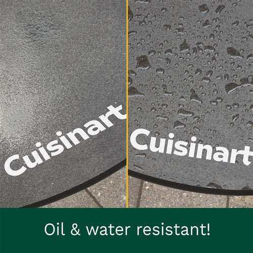 Cuisinart Grill - 36" Silicone-Coated Round Mat, Heat Resistant, Waterproof - Silicone-United Backyard