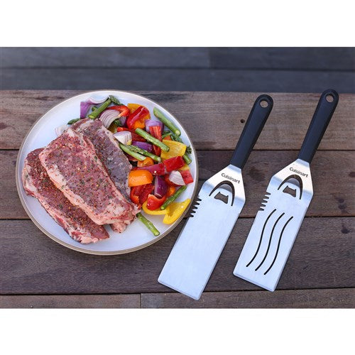 Cuisinart Grill - 7 Pc Griddlin Kit Includes 2 Spatulas, 2 Squirt Bottles, 2 Egg Rings, Scrape-United Backyard