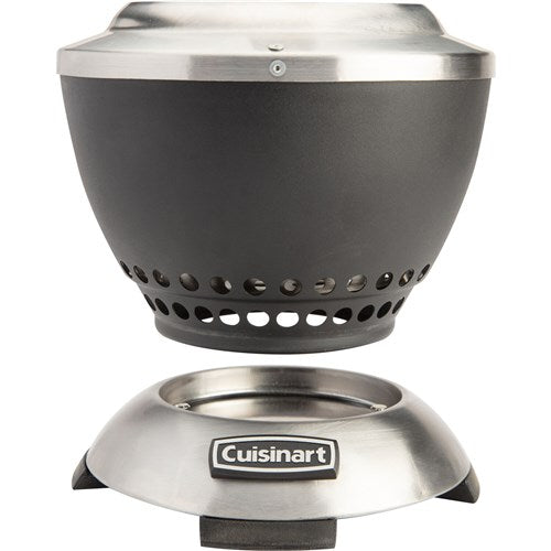 Cuisinart Grill - 7.5" Table-Top Cleanburn Smokeless Fire Pit/Dual-Fuel-United Backyard