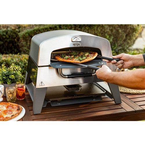 Cuisinart Grill - Alfrescamore Pizza Spinners, Spike Ends, Rubber Grips, 18"-United Backyard