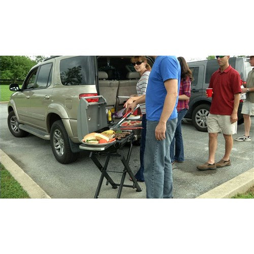 Cuisinart Grill - All Foods Roll-Away Gas Grill - Silver-United Backyard