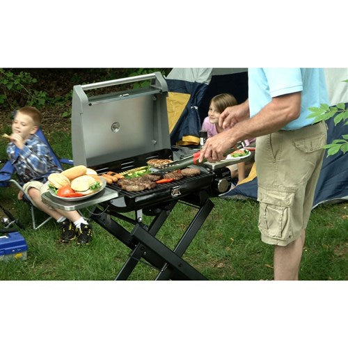 Cuisinart Grill - All Foods Roll-Away Gas Grill - Silver-United Backyard