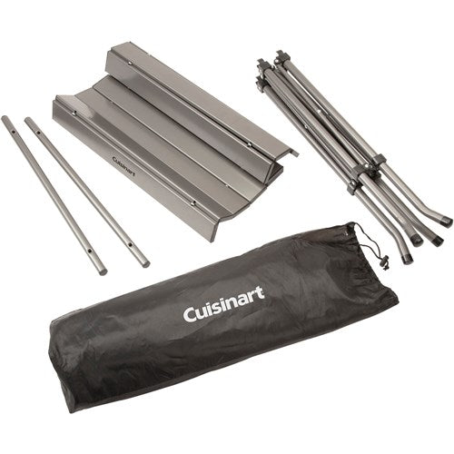 Cuisinart Grill - Aluminum Folding Prep Table 20" x 22" Includes Carrying Tote-United Backyard