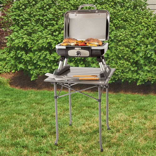 Cuisinart Grill - Aluminum Folding Prep Table 20" x 22" Includes Carrying Tote-United Backyard