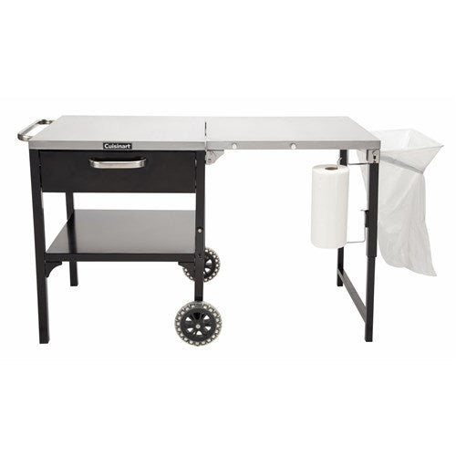 Cuisinart Grill - Aluminum Folding Prep Table 48" x 24" , Cover Included-United Backyard