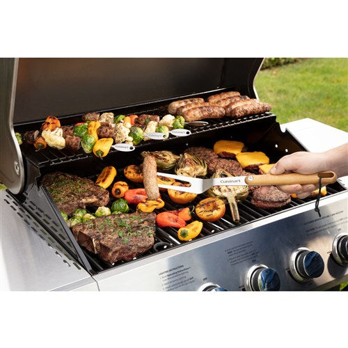 Cuisinart Grill - Ash BBQ Toolset 4 Piece, Wood is Sealed-United Backyard