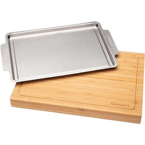 Cuisinart Grill - Bamboo Cutting Board w/Slide Out Tray BPA Free-United Backyard