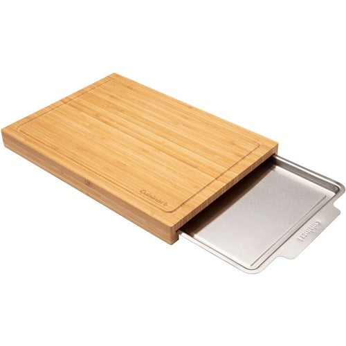 Cuisinart Grill - Bamboo Cutting Board w/Slide Out Tray BPA Free-United Backyard