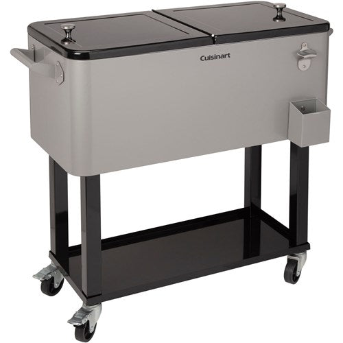 Cuisinart Grill - CCC-3517Cuisinart 80 Qt Outdoor Cooler Cart, Dual Sided Lid, 4 Wheels-United Backyard