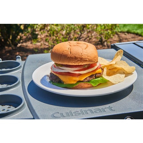 Cuisinart Grill - Cast Iron Smash Burger Press, Cooks Food Evenly-United Backyard