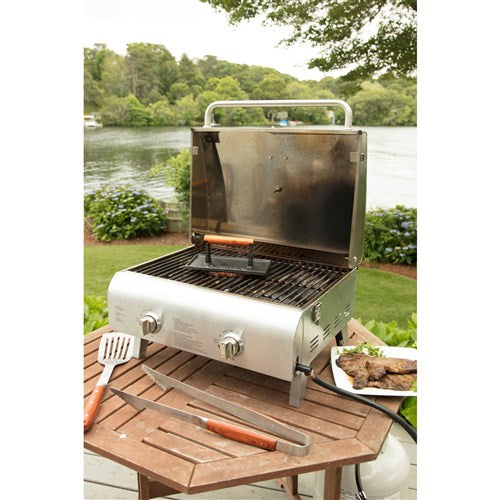Cuisinart Grill - Chef's Style Tabletop Grill - Silver-United Backyard