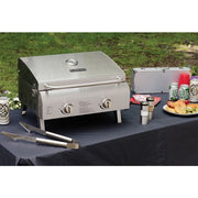 Cuisinart Grill - Chef's Style Tabletop Grill - Silver-United Backyard
