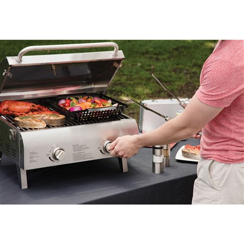 Cuisinart Grill - Chef's Style Tabletop Grill - Silver-United Backyard