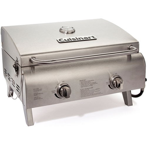 Cuisinart Grill - Chef's Style Tabletop Grill - Silver-United Backyard