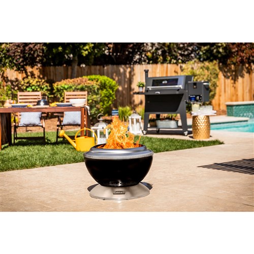 Cuisinart Grill - Cleanburn Outdoor Fire Pit, Smokeless, Easy Clean Ash Tray - Stainless-United Backyard