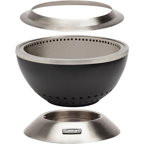 Cuisinart Grill - Cleanburn Outdoor Fire Pit, Smokeless, Easy Clean Ash Tray - Stainless-United Backyard