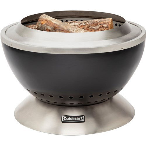 Cuisinart Grill - Cleanburn Outdoor Fire Pit, Smokeless, Easy Clean Ash Tray - Stainless-United Backyard