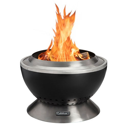 Cuisinart Grill - Cleanburn Outdoor Fire Pit, Smokeless, Easy Clean Ash Tray - Stainless-United Backyard