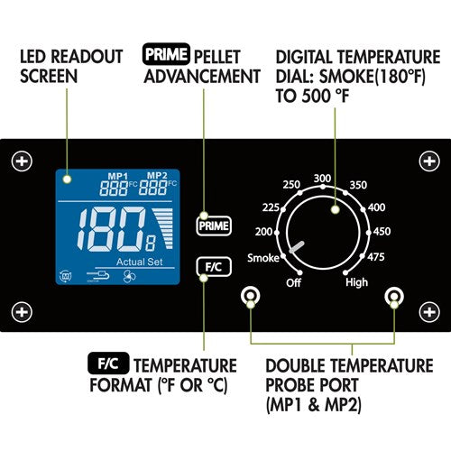 Cuisinart Grill - Deluxe Wood Pellet Grill & Smoker, 8 in 1 Cooking Capabilities-United Backyard