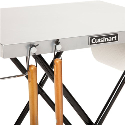 Cuisinart Grill - Fold N' Go Prep Table, 24" x 20" Steel Work Surface-United Backyard