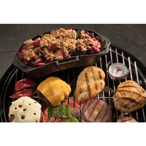 Cuisinart Grill - Grill Surface Thermometer, Use on Grills or Smokers, Fog-Proof Screen - Black-United Backyard