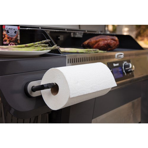 Cuisinart Grill - Magentic Paper Towel Holder, Can Use Vertical or Horizontal - Black-United Backyard