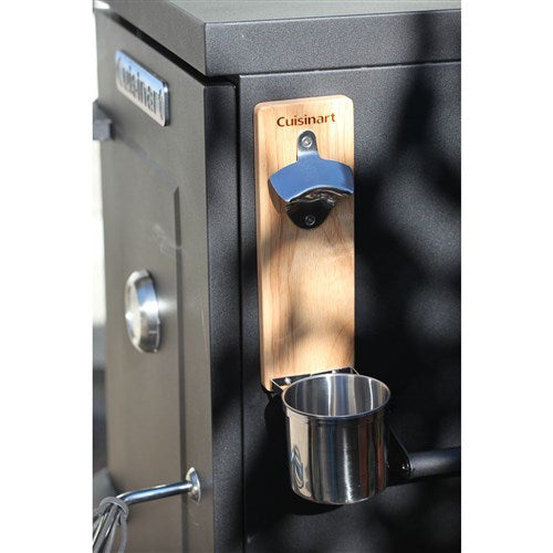 Cuisinart Grill - Magnetic Bottle Opener & Cup Holder, Catches the Caps, Hold Cans Too-United Backyard