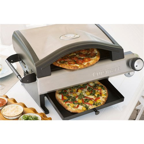 Cuisinart Grill - Outdoor Pizza Oven, 15, 000, Portable with Accessories - Stainless-United Backyard