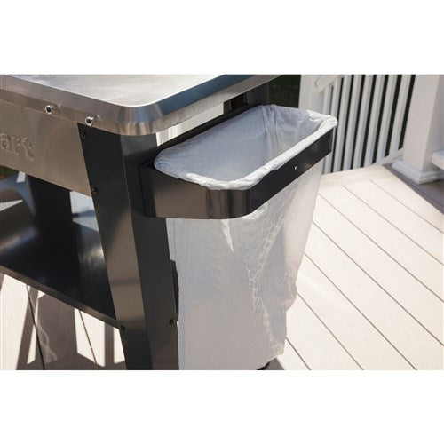 Cuisinart Grill - Outdoor Prep Table 36" x 22" Storage Shelf, Paper Towel Holder - Stainless Steel-United Backyard