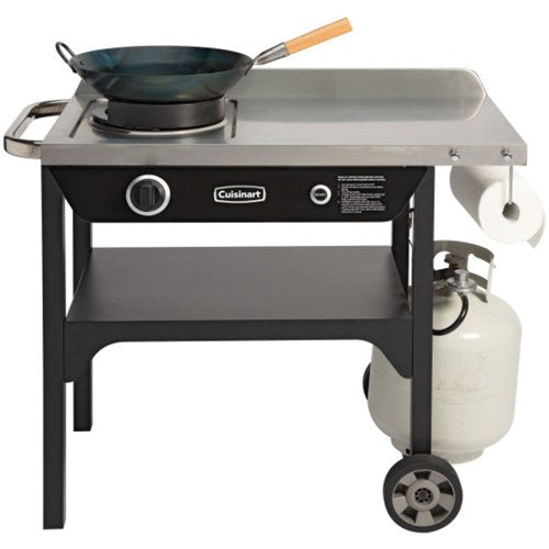 Cuisinart Grill - Outdoor Wok Station, Wok Burner, Prep Space-United Backyard