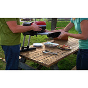 Cuisinart Grill - Petit Gourmet Gas Grill with Versa Stand - Red-United Backyard