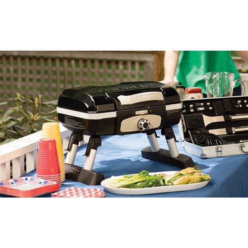 Cuisinart Grill - Petit Gourmet Tabletop Portable Gas Grill - Black-United Backyard