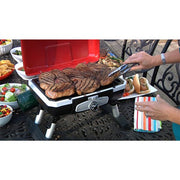 Cuisinart Grill - Petit Gourmet Tabletop Portable Gas Grill - Red-United Backyard