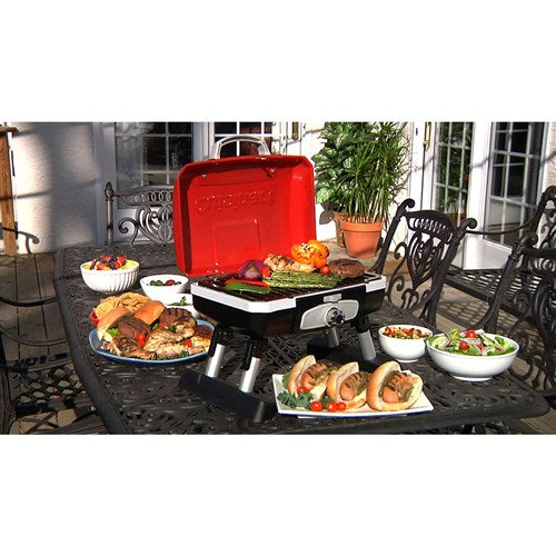 Cuisinart Grill - Petit Gourmet Tabletop Portable Gas Grill - Red-United Backyard