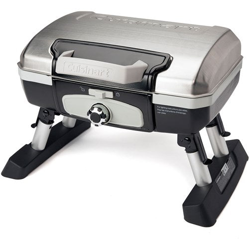 Cuisinart Grill - Petit Gourmet Tabletop Portable Gas Grill - Stainless-United Backyard