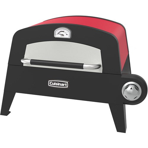 Cuisinart Grill - Portable Propane Pizza Oven, 15000BTU, Pizza Stone Included - Stainless-United Backyard