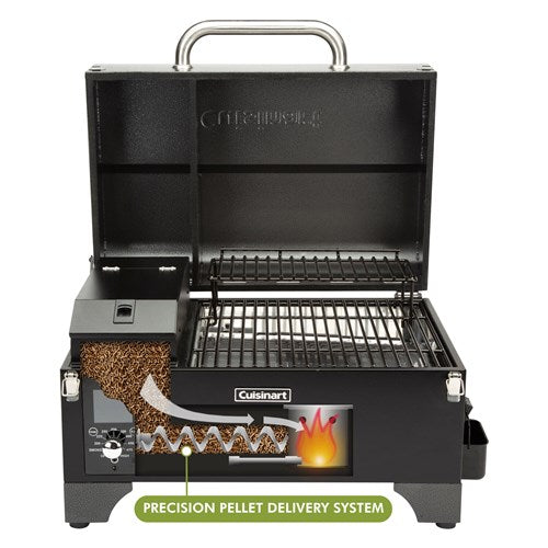 Cuisinart Grill - Portable Wood Pellet Grill, 8 in 1 Cooking Capabilities-United Backyard
