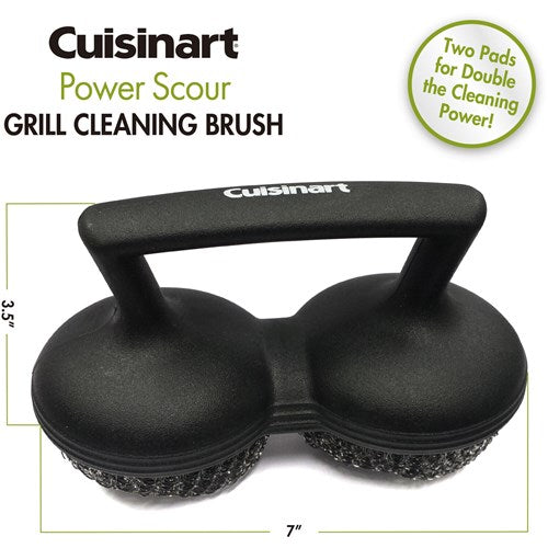 Cuisinart Grill - Power Scour Grill Brush, Heavy Duty - Stainless Steel Pads-United Backyard