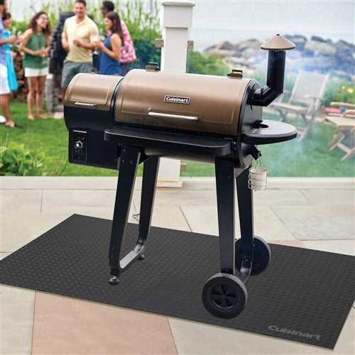 Cuisinart Grill - Premium Deck and Patio Grill Mat, 48 x 30 Inches - Durable PVC-United Backyard