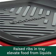 Cuisinart Grill - Prep and Serve Grilling Trays, Color Coded, Dishwasher Safe, Small-United Backyard