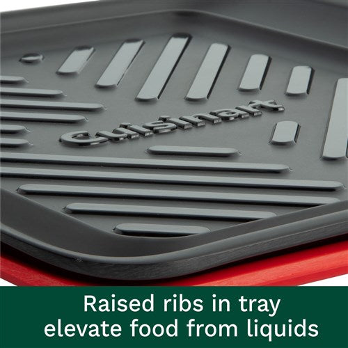 Cuisinart Grill - Prep and Serve Grilling Trays, Color Coded, Dishwasher Safe, Small-United Backyard