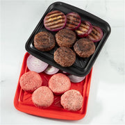 Cuisinart Grill - Prep and Serve Grilling Trays, Color Coded, Dishwasher Safe, Small-United Backyard