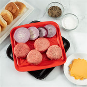 Cuisinart Grill - Prep and Serve Grilling Trays, Color Coded, Dishwasher Safe, Small-United Backyard
